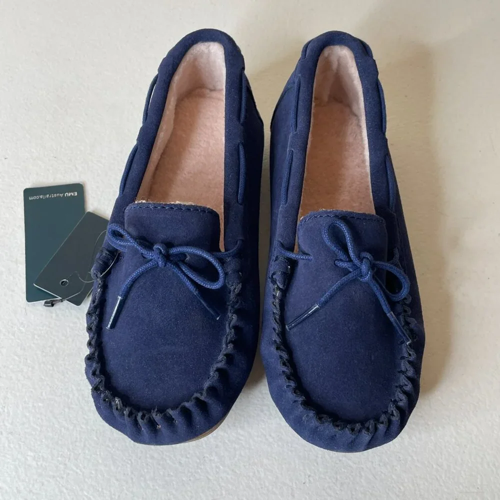 EMU Australia Amity Kids Youth Moccasin Slippers Size Kids 1